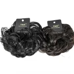 "HAIR SCRUNCHY NORMAL BLACK & BROWN "