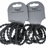 SLICK TOOL HBAND 8PC RIBBED WO BLK